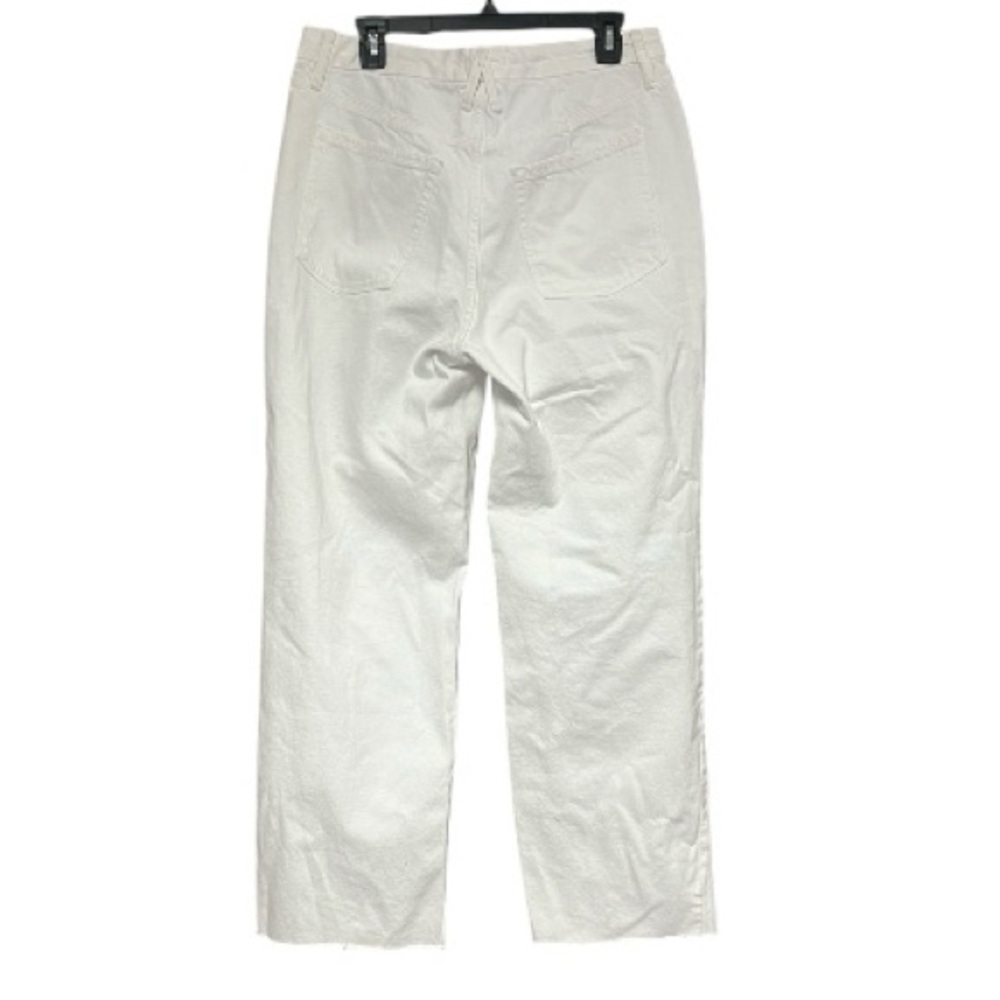 Good American Distressed High-Rise baggy Jeans white - Picture 2 of 8